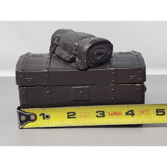 Vintage Resin/Ceramic? Trinket Box With Golf Bag Lid Design Signed WSYS 143 - Picture 11 of 13